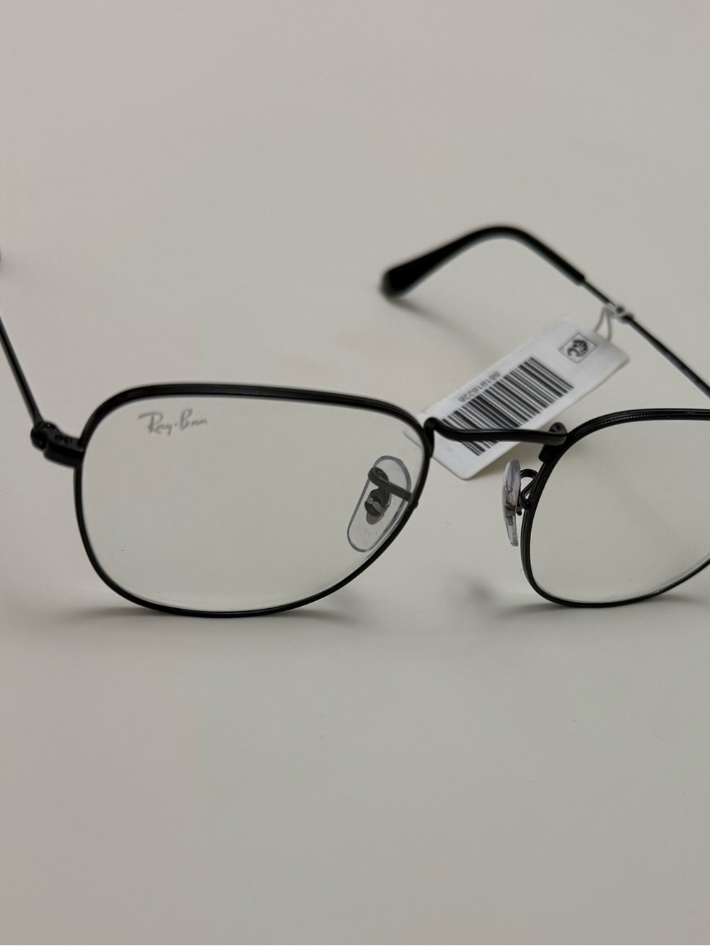 Ray-Ban Men's Frank Transition Black Metal Aviatot Eyeglass Frames